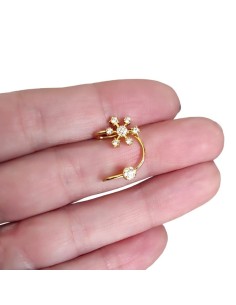 EARCUFF FLOR DE EL COFRE DE ELISABETH