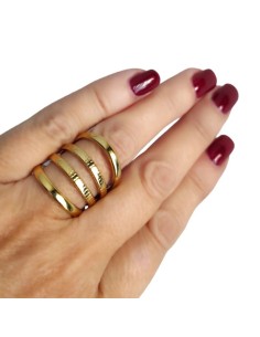 ANILLO 4 LÍNEAS DE EL COFRE DE ELISABETH