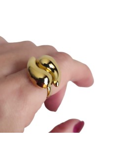 ANILLO DOBLE GOTA 16mm.DE EL COFRE DE ELISABETH