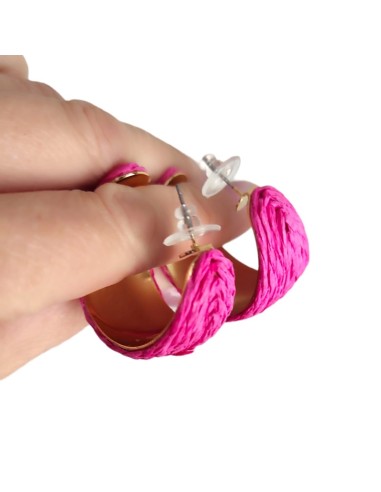 PENDIENTES RAFIA DE EL COFRE DE ELISABETH