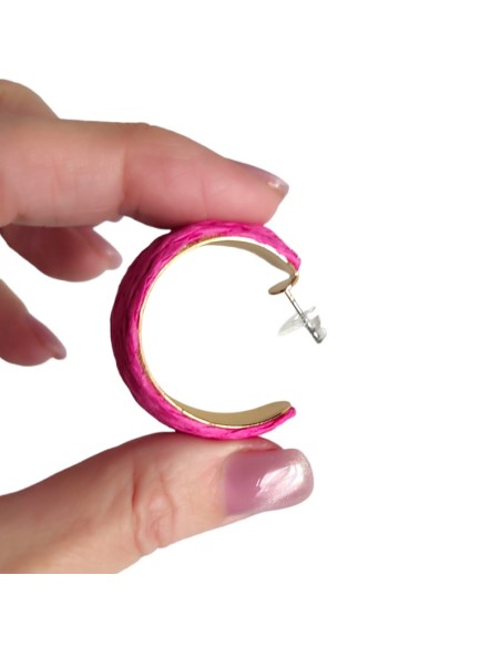 PENDIENTES RAFIA DE EL COFRE DE ELISABETH