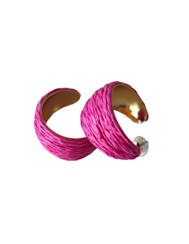PENDIENTES RAFIA DE EL COFRE DE ELISABETH
