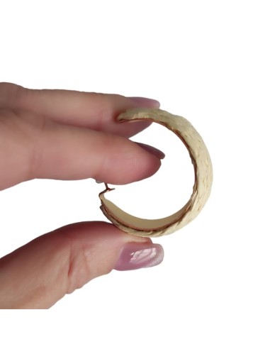 PENDIENTES RAFIA DE EL COFRE DE ELISABETH