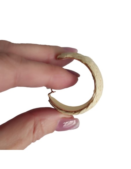 PENDIENTES RAFIA DE EL COFRE DE ELISABETH