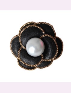 BROCHE FLOR TELA CADENA DE EL COFRE DE ELISABETH 2