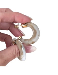PENDIENTES HUESO DE EL COFRE DE ELISABETH 2
