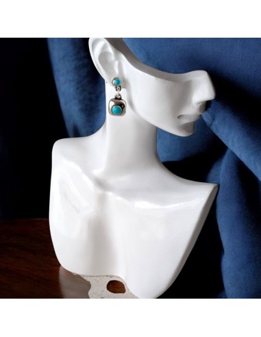 PENDIENTES CUADRADO ESMALTE