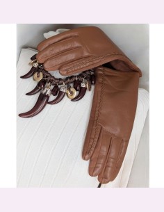 GUANTES CUERO/GAMUZA DE EL COFRE DE ELISABETH 2
