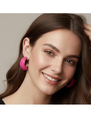 PENDIENTES RAFIA DE EL COFRE DE ELISABETH