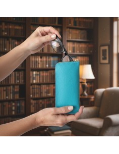 FUNDA PARA GAFAS DE CUERO DE EL COFRE DE ELISABETH