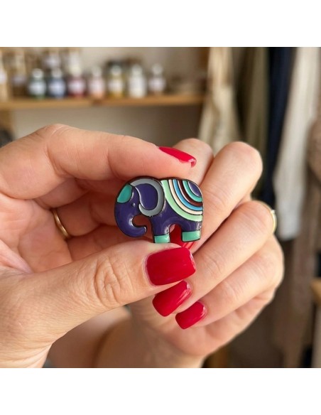 BROCHE PETIT ELEFANT DE EL COFRE DE ELISABETH