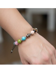 PULSERAS MINERALES OJO DE EL COFRE DE ELISABETH