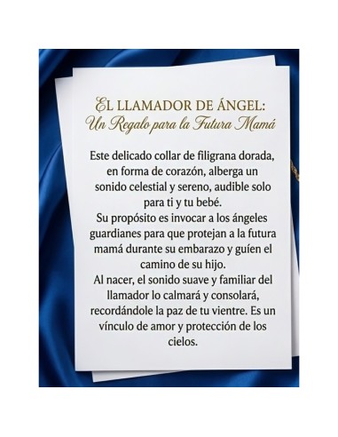 LLAMADOR DE ÁNGEL REDONDO DE EL COFRE DE ELISABETH