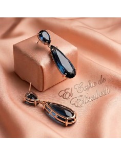 PENDIENTES LÁGRIMA OCÉANO DE EL COFRE DE ELISABETH 2