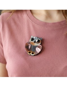 BROCHE BUHO DE EL COFRE DE ELISABETH